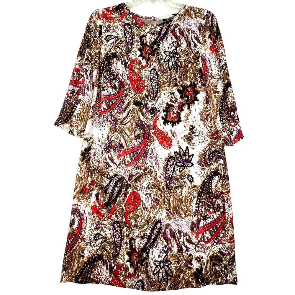 Kut From the Kloth  crepe paisley knee length dress, size 6
